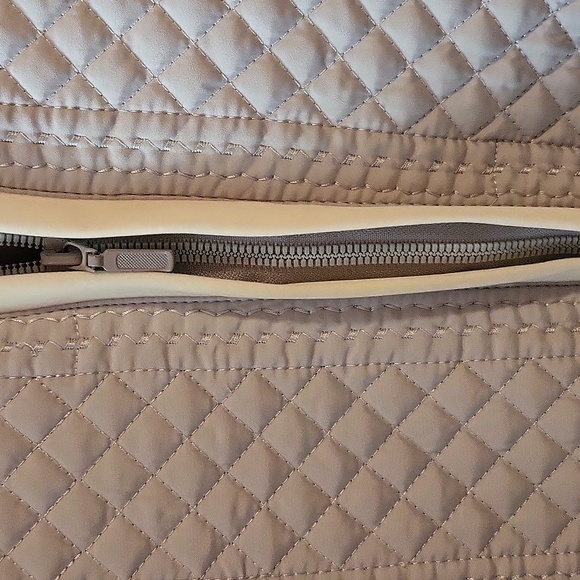 Vintage Quilted Jin Bei Waist Coat Baby blue - Picture 3 of 6